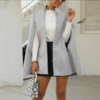 Manteau polaire col haut manche ouvert design - Chic&Shines