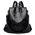 GuardGlam l Anti-vol Nouveau sac à dos des femmes Haute qualité Sac à dos en cuir souple