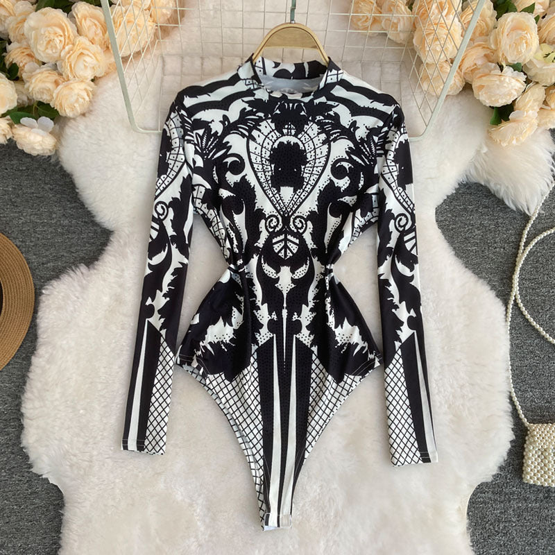 Body manches longues col rond - Chic&Shines