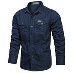 Chemise cargo polyvalente pour hommes