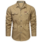 Chemise cargo polyvalente pour hommes