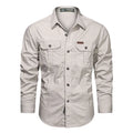 Chemise cargo polyvalente pour hommes