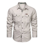 Chemise cargo polyvalente pour hommes