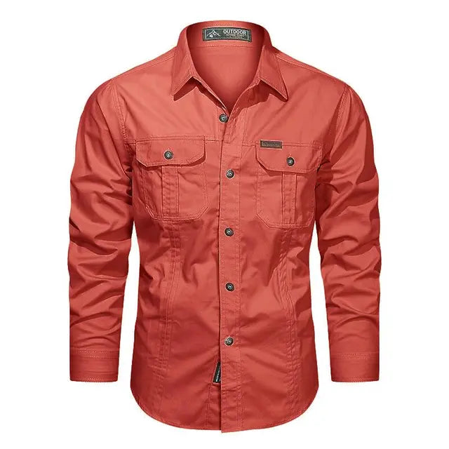 Chemise cargo polyvalente pour hommes
