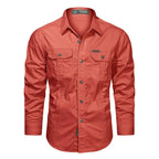Chemise cargo polyvalente pour hommes