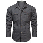 Chemise cargo polyvalente pour hommes