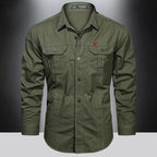 Chemise cargo polyvalente pour hommes