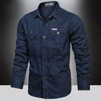 Chemise cargo polyvalente pour hommes