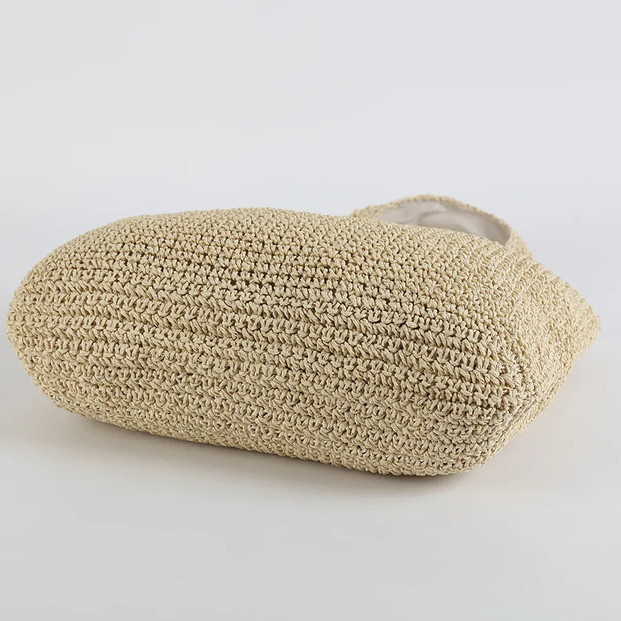 Sac tissé en rotin pour femmes l Annora