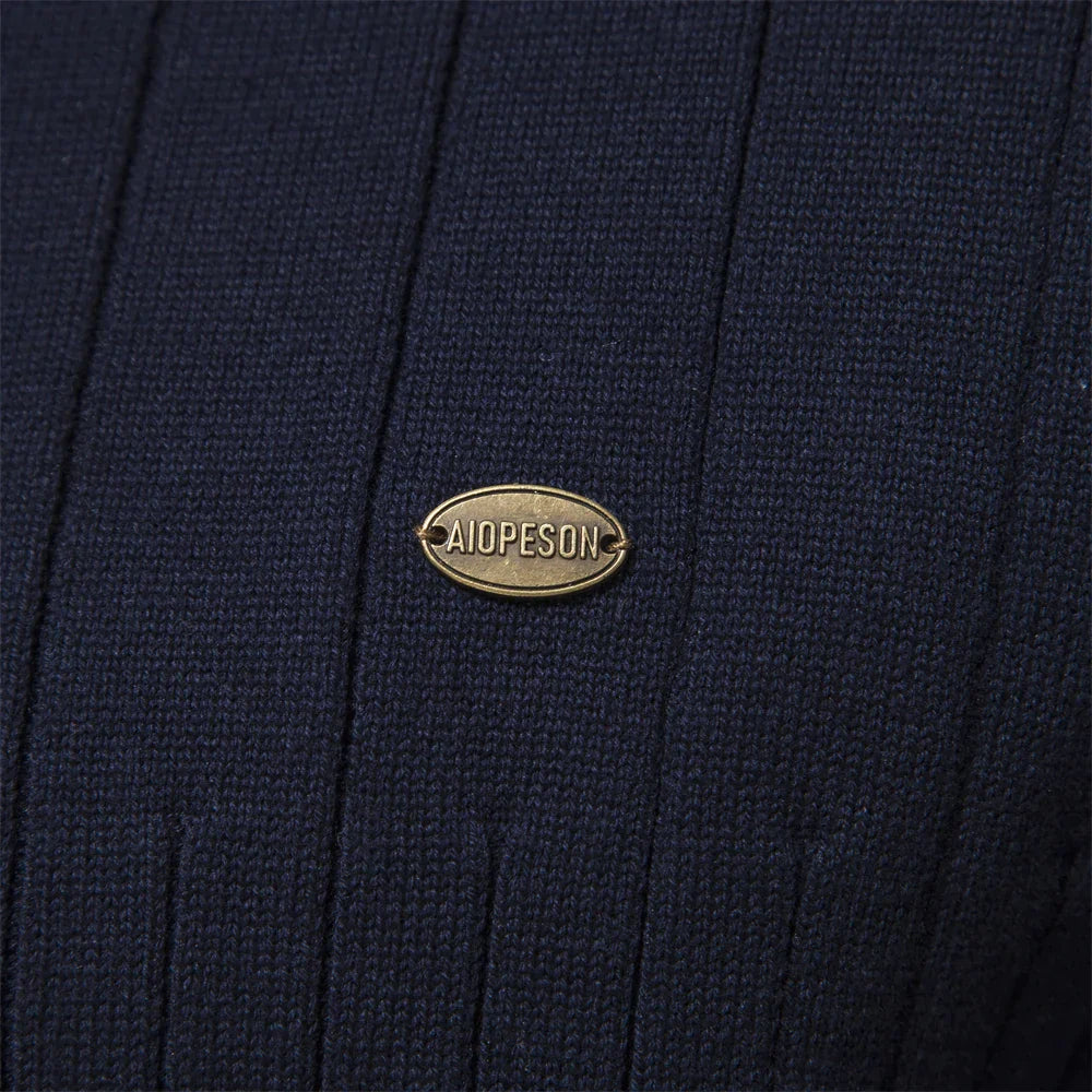 Rolf - Soft and Warm Ribbed Pullover for Men - Autumn Edition