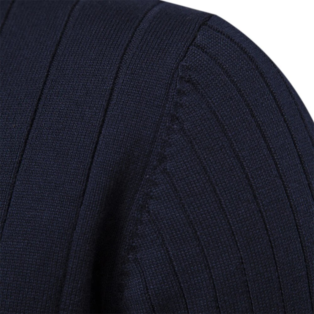 Rolf - Soft and Warm Ribbed Pullover for Men - Autumn Edition