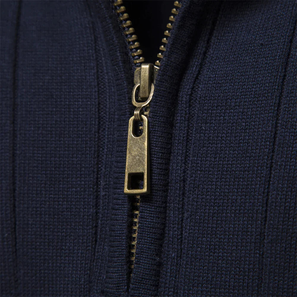 Rolf - Soft and Warm Ribbed Pullover for Men - Autumn Edition