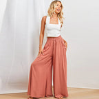 Pantalon Taille Haute Jambe Large - Chic&Shines