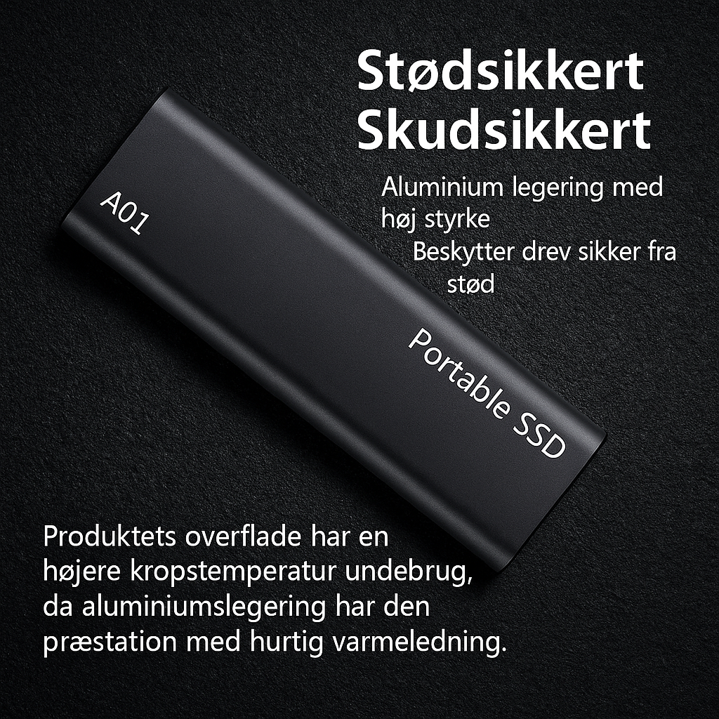 DriveBox | Stockage USB-C compact de 4 To pour le travail et les déplacements