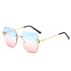 Lunette de soleil carrée dégradée - Chic&Shines