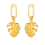 Boucles d'oreilles torsadées en acier inoxydable