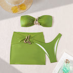 Ysée — Three-piece set with metallic green finishes