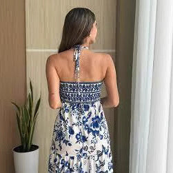 Robe tube fendue à motifs géométriques et laçage