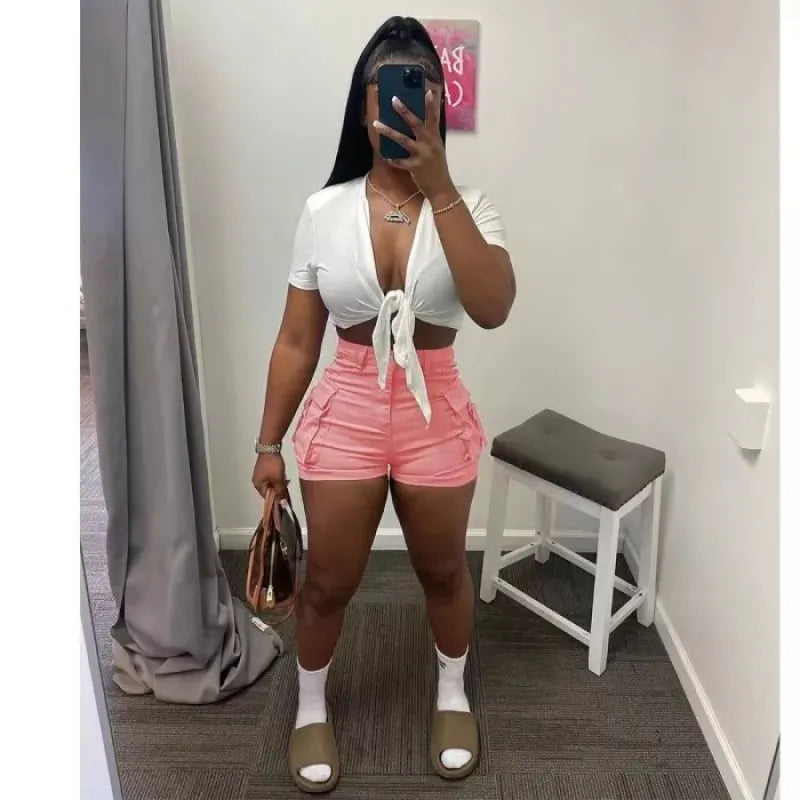 Short moulant poche cargo - Chic&Shines