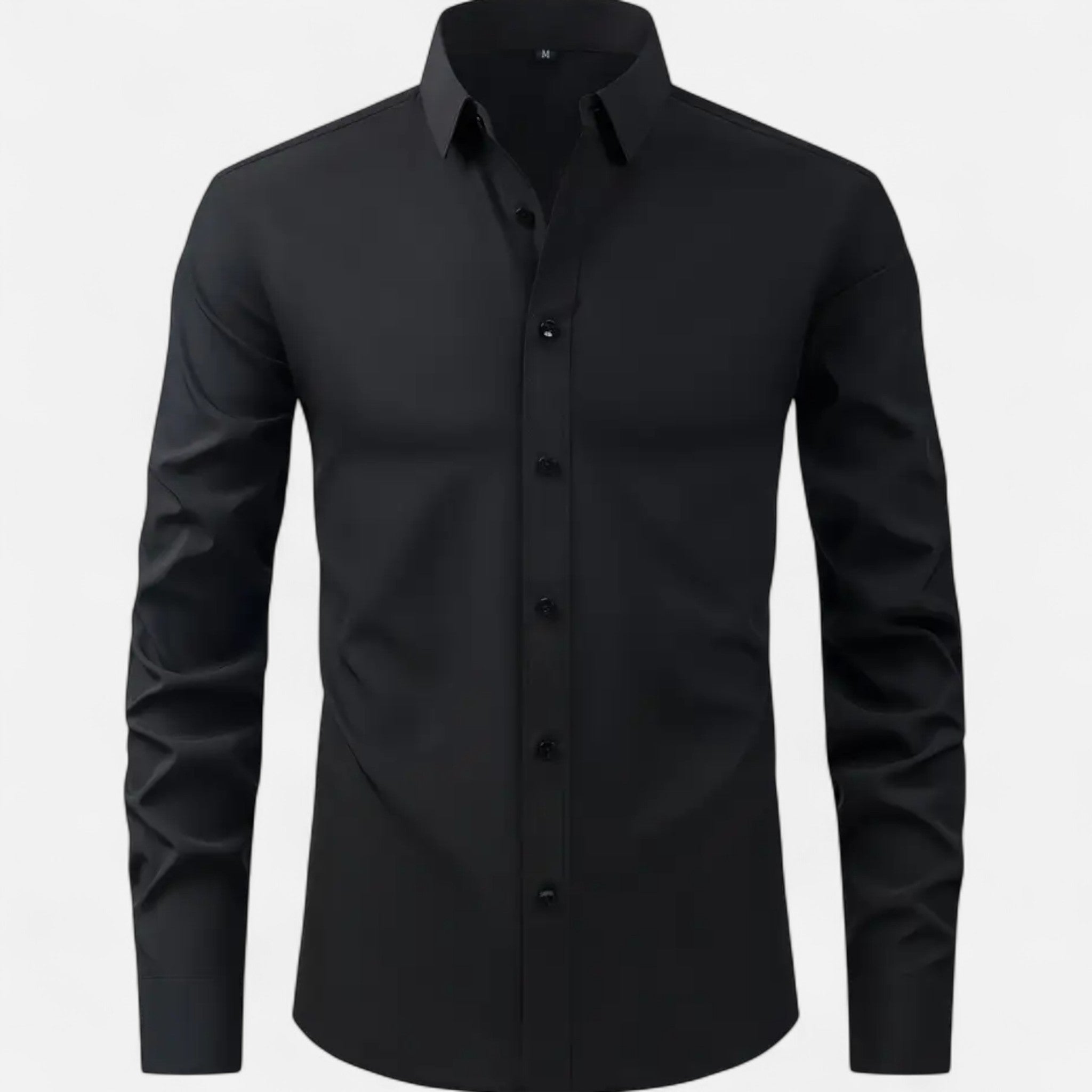 Men's Slim Fit Stretch Long Sleeve Shirt