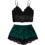 Ensemble pyjama short et camisole en dentelle - Chic&Shines