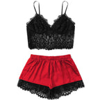 Ensemble pyjama short et camisole en dentelle - Chic&Shines