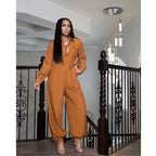 Combinaison pantalon manches longues ample - Chic&Shines