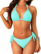 Bahia — Bikini deux-pièces triangle rouge