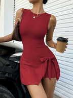 Open-back yoga dress – Streamlined elegance