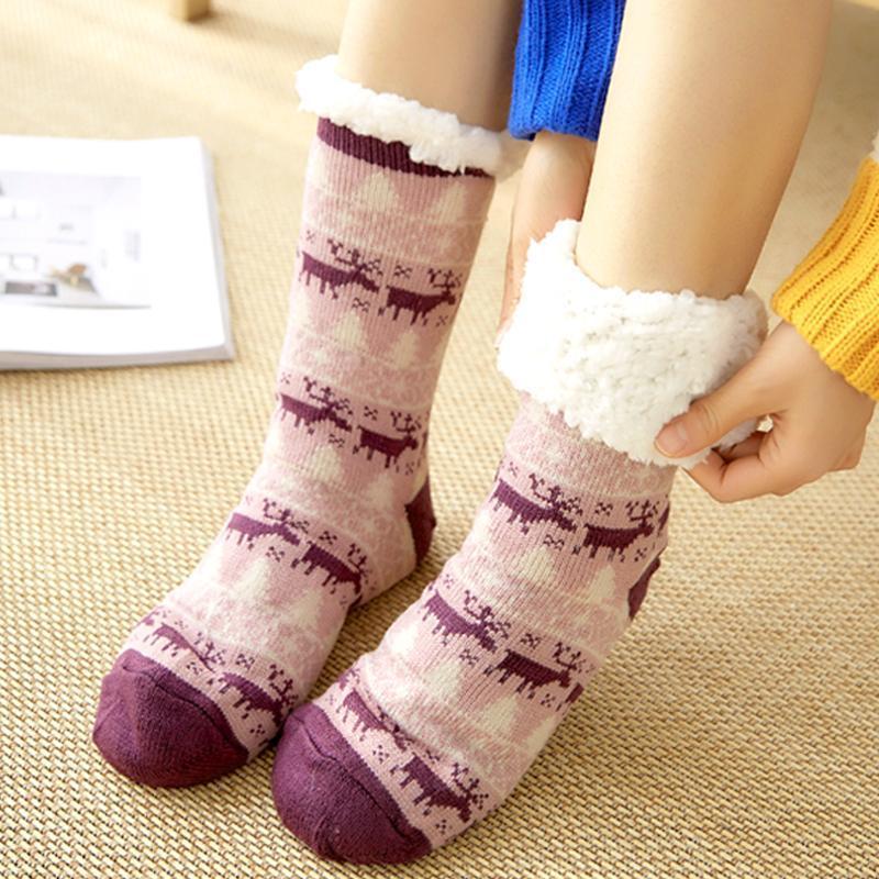 Chaussettes d'hiver chaudes - Pour des soirées douillettes à la maison