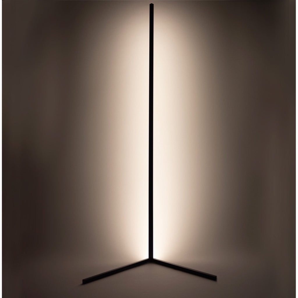 Lampe d'angle LED mince - Luminosité réglable pour le salon ou la chambre à coucher
