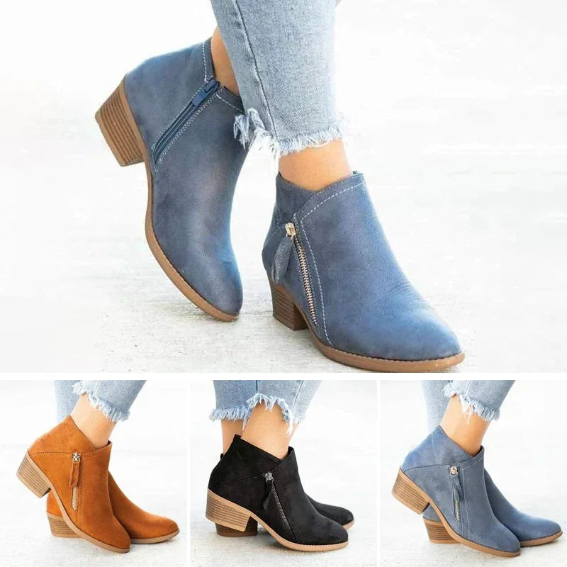 Bottes orthopédiques en cuir pour femmes - Édition Automne