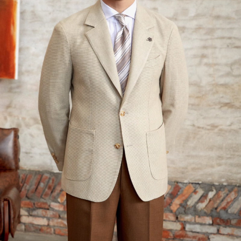 Costume à motif pour homme