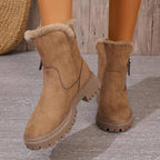 Sofia | Bottes orthopédiques en peluche pour l'automne