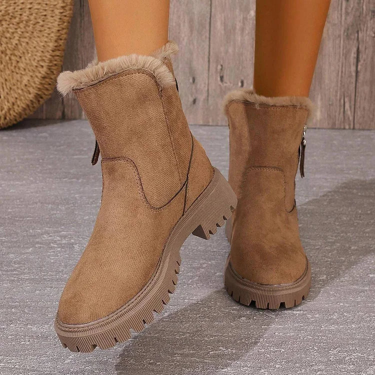 Sofia | Bottes orthopédiques en peluche pour l'automne