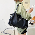 INES - Sac à main en cuir souple pour l'école