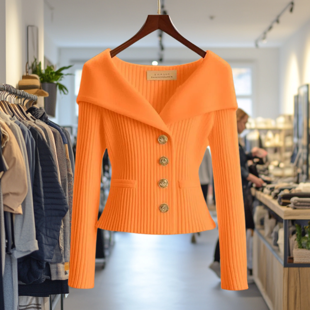 Annika I Luxurious knit jacket