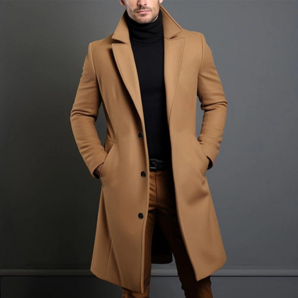 Trench-coat Longue Pour Homme