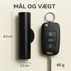 SafeKey | Outil d'urgence 2-en-1 | Brise-vitre et coupeur de sécurité
