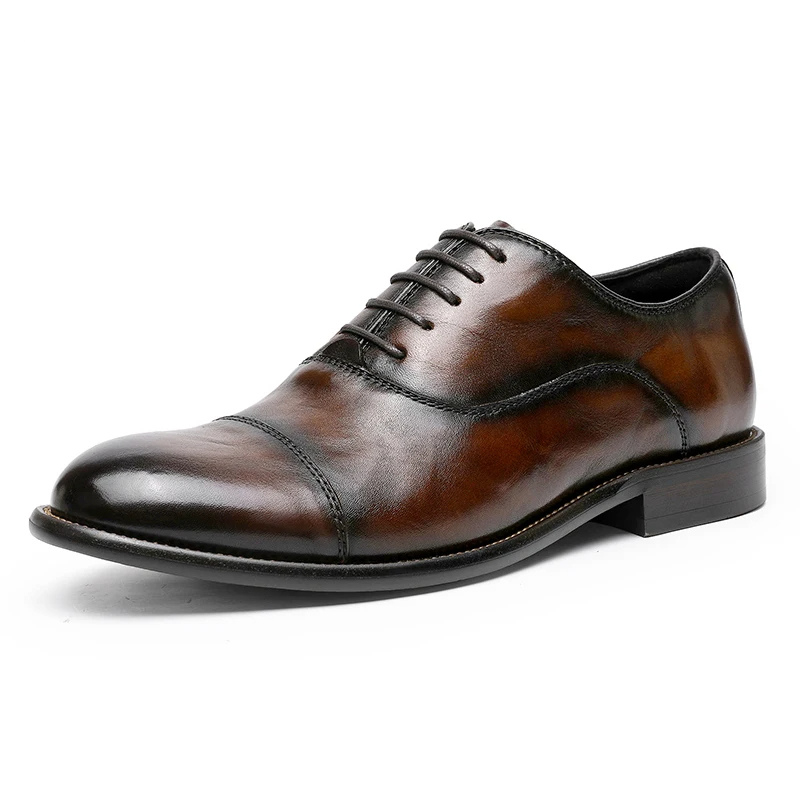 Men's Suede Loafers with Rubber Sole - Stylish Stitching Details