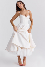 Sophie | Robe Longue Amincissante De Luxe Automnale
