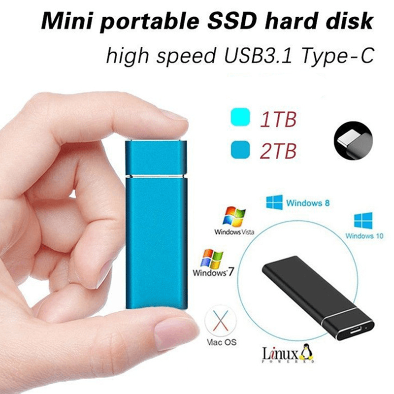 VoltDrive | Ultra-Fast Portable External SSD Hard Drive - Rapid Data Storage
