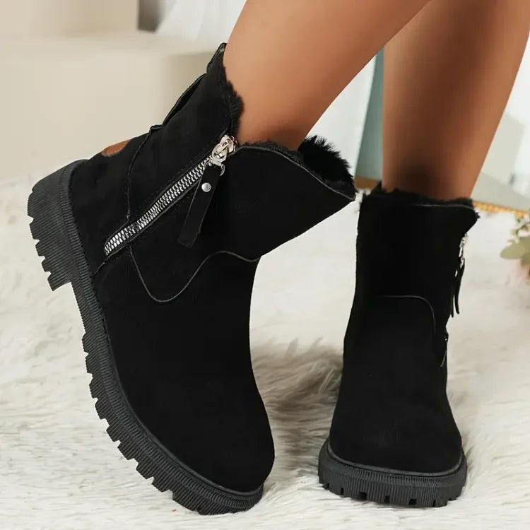 Sofia | Bottes orthopédiques en peluche pour l'automne