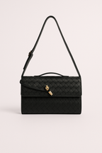 Sac à main en cuir pour femme | Bandoulière tressée sac à dos