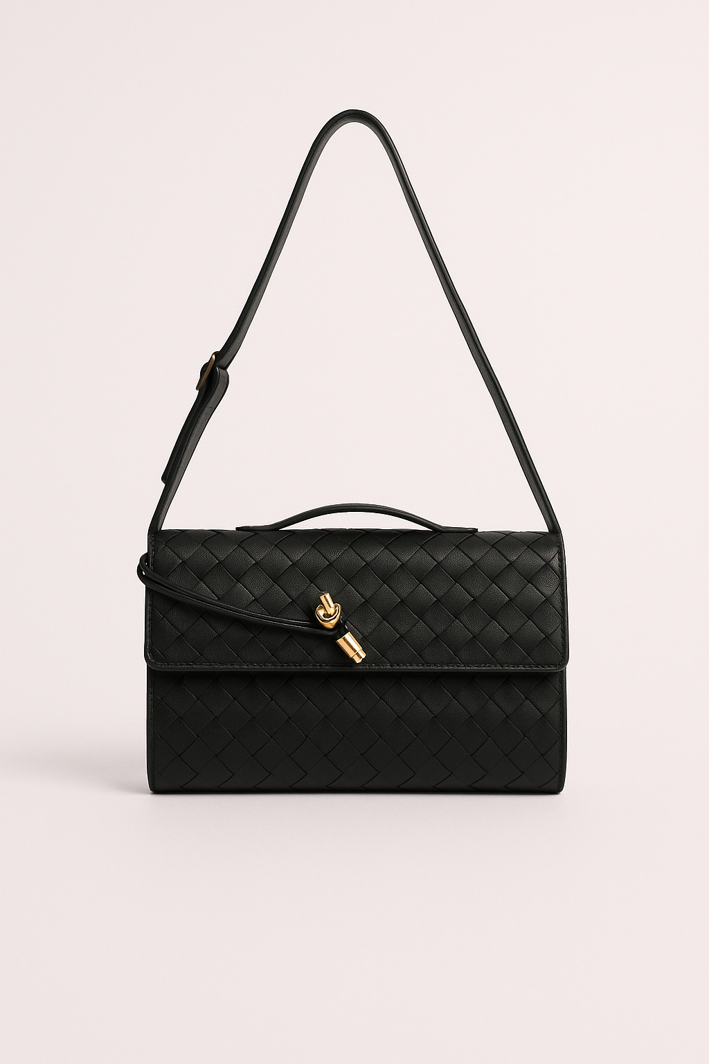 Sac à main en cuir pour femme | Bandoulière tressée sac à dos