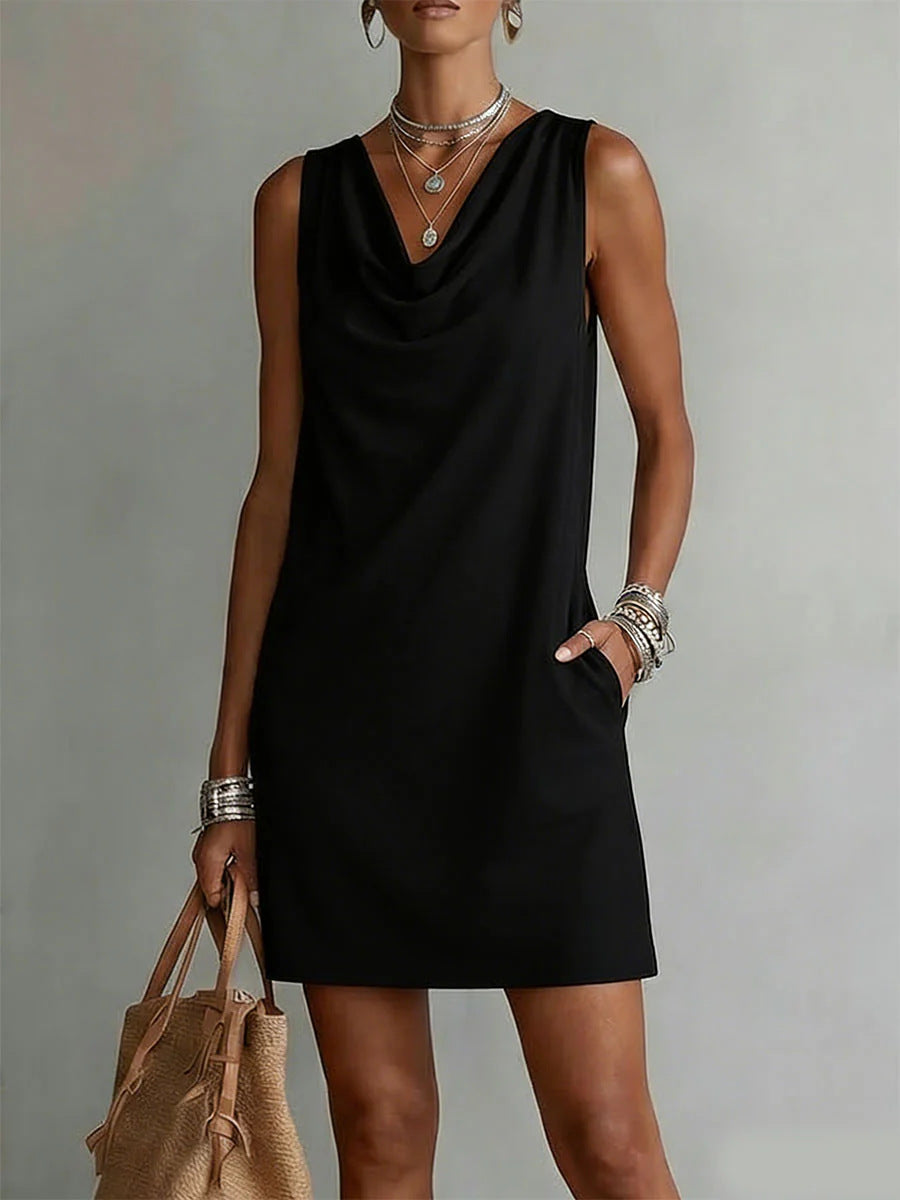 Robe épaules dénudées sans manches