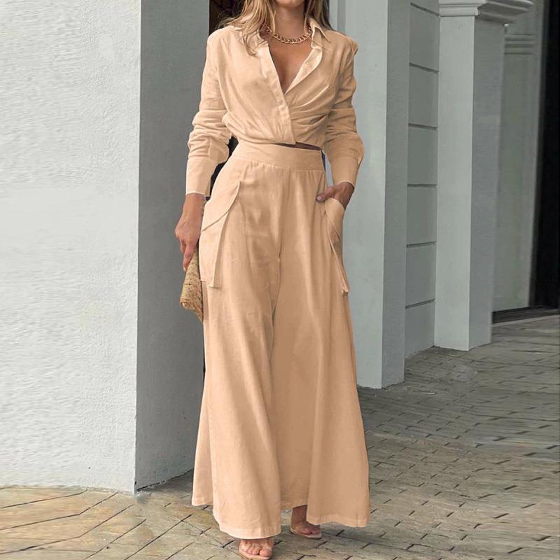 Ensemble haut manche longue et bas ample - Chic&Shines