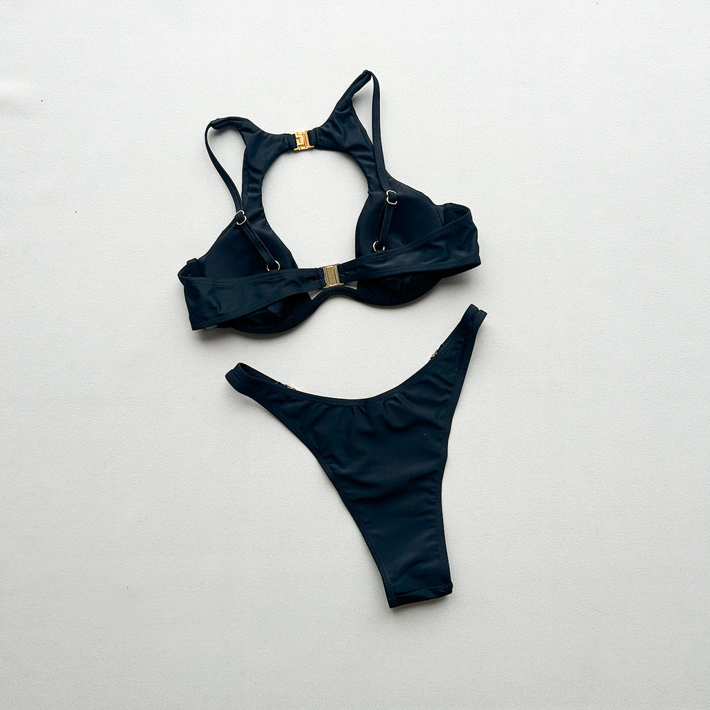 Doriane — Three-piece black set