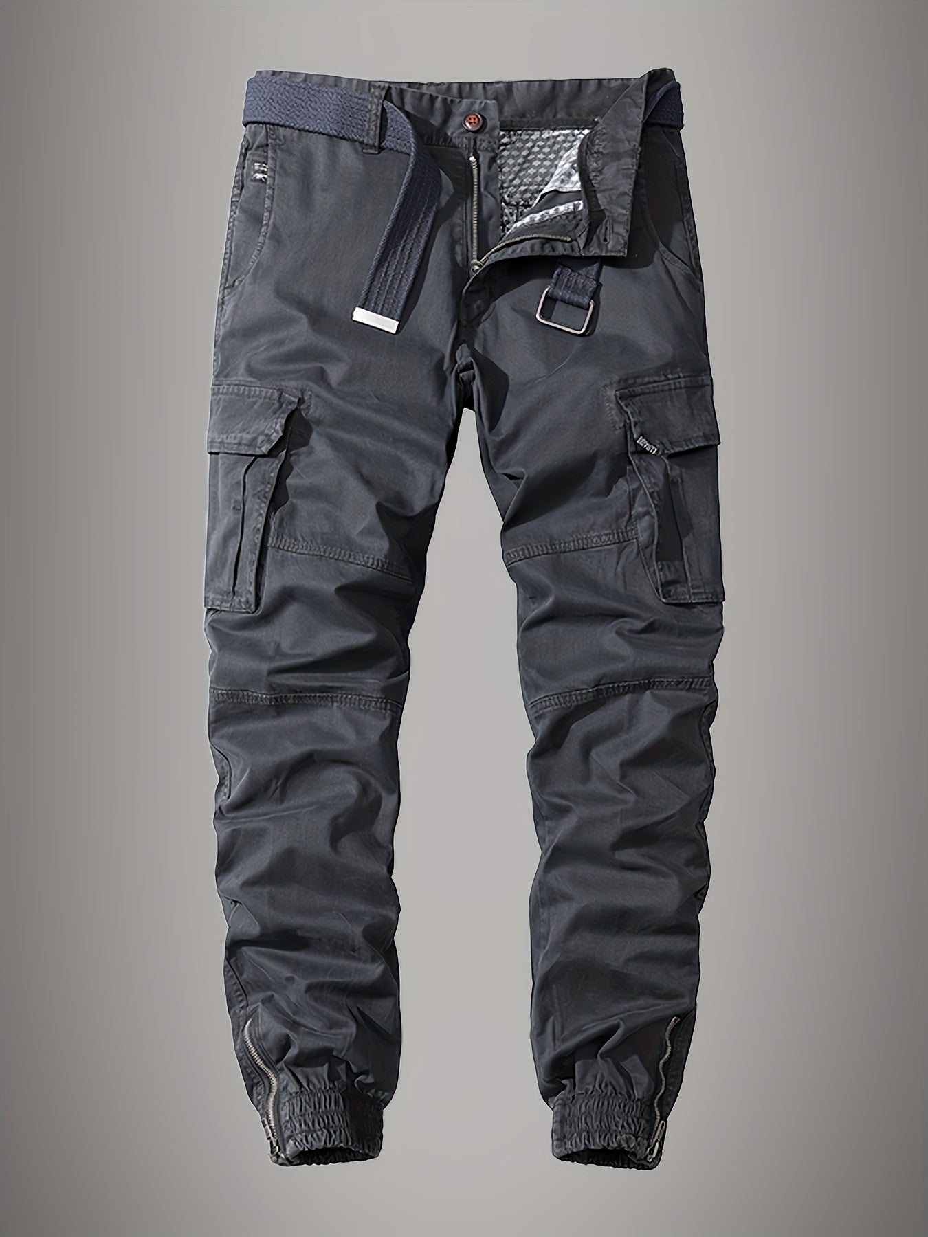 Men's Paweł Cargo Joggers – Stylish Embroidered Multi-Pocket Pants