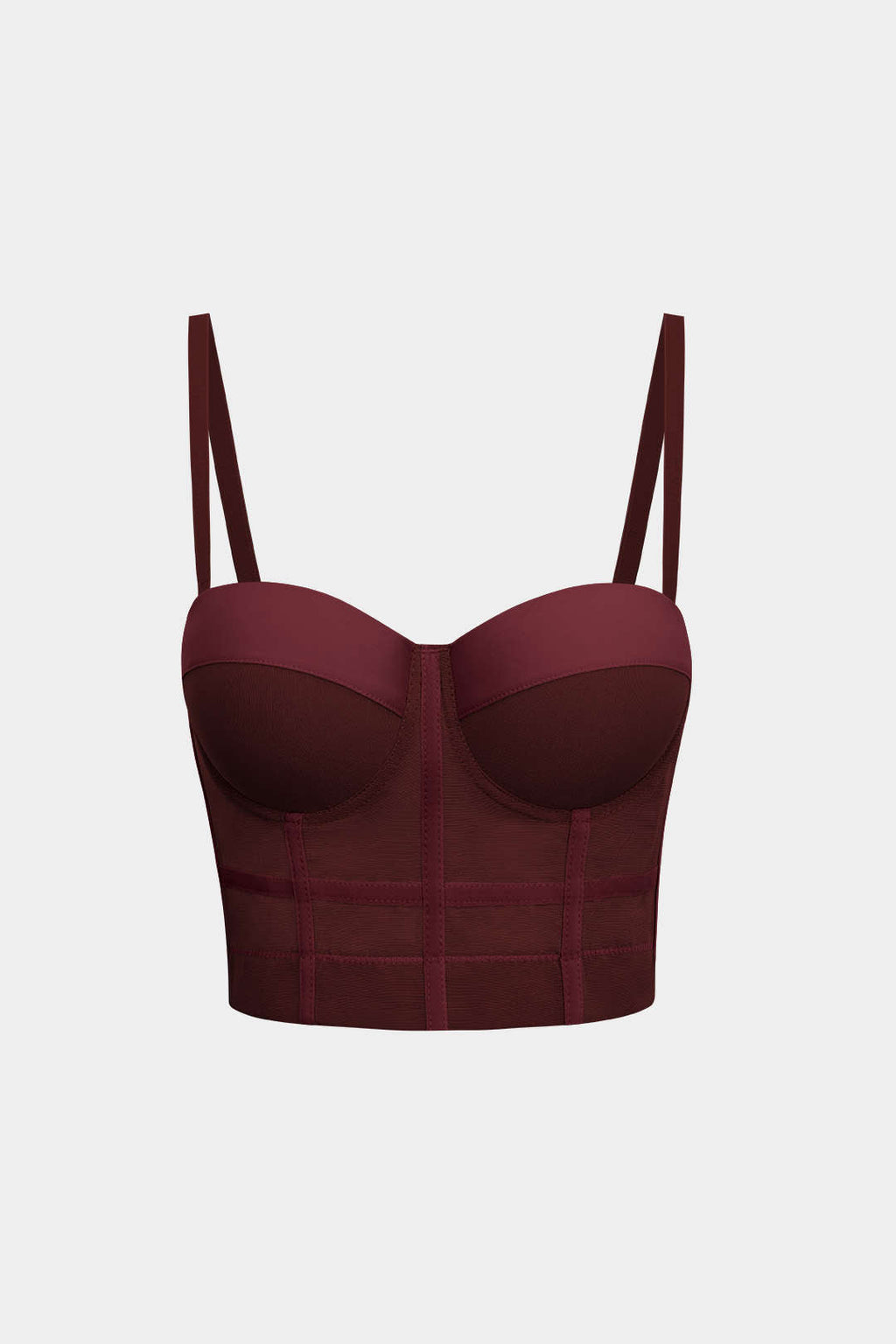 Luxury Mesh Underwired Bustier - Fitted Sheer Top for Women, Ideal for Special Occasions